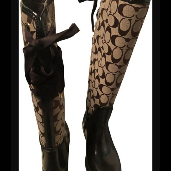 Coach- trustee rain boots - Picture 2 of 5